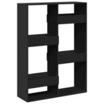 vidaXL Cloison de séparation noir 100x33x135 cm bois ingénierie