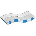 vidaXL Matelas à ressorts ensachés dureté moyenne 140x200 cm