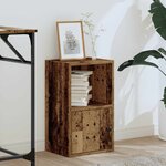 vidaXL Bibliothèque vieux bois 31x24x52 cm bois d'ingénierie
