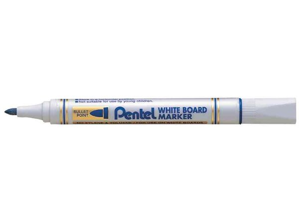 Marqueur Tableau blanc MW85 Pointe Ogive 2mm Bleu PENTEL