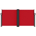 vidaXL Auvent latéral rétractable rouge 120x600 cm