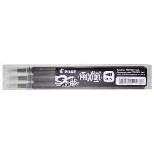 Set de 3 Recharges friXion Ball Clicker (BLS-FR5) Noir PILOT