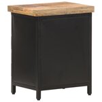 vidaXL Table de chevet 40x30x52 cm Bois de manguier brut