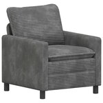vidaXL Canapé Gris clair 76 x 81 x 87 5 cm Polyester