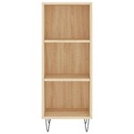 vidaXL Buffet chêne sonoma 34 5x32 5x90 cm bois d'ingénierie