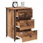 vidaXL Cabinet de chevet Marron 40 x 36 x 60 cm Bois Recyclé Solide