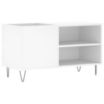 vidaXL Armoire à disques blanc 85x38x48 cm bois d'ingénierie