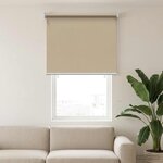 vidaXL Store enrouleur Protection UV Beige 80 x 140 cm Polyester