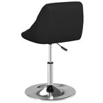 vidaXL Tabouret de bar Noir Similicuir
