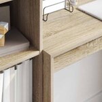 vidaXL Bureau Chêne sonoma 90 x 40 x 76 cm Bois d'ingénierie