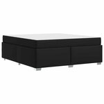 vidaXL Cadre de lit Noir 180 x 200 cm Faux cuir