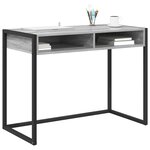 vidaXL Bureau Gris Sonoma 100 x 50 x 75 cm Bois d'ingénierie
