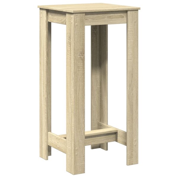 vidaXL Table de bar chêne sonoma 51x50x103 5 cm bois d'ingénierie