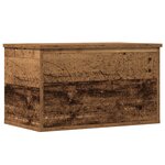 Boîte de rangement vidaXL en bois ancien 60x35x35 cm en bois reconstitué