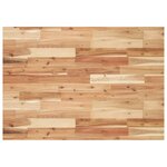 vidaXL Étagère de vasque murale acier et bois massif d'acacia