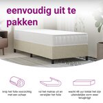 vidaXL Matelas à ressorts ensachés dureté moyenne 70x200 cm