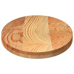 vidaXL Dessus de table 100x50x4 cm bois de chêne massif ovale
