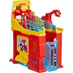 Hasbro F93515X0 - Marvel Spidey et ses amis extraordinaires  Coffret Tour Stark avec figurine Iron Man