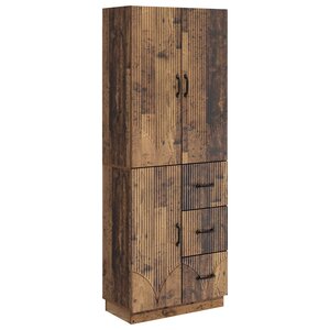 vidaXL Ensemble de Meubles 2 Pièces Bois ancien Bois d'ingénierie