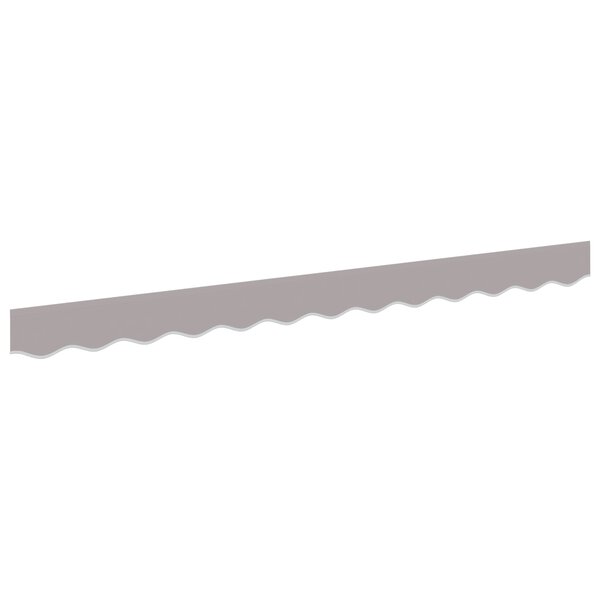 vidaXL valence d'auvent pour cadre de 3 m gris clair 2.8x0.2 m