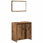 vidaXL Ensemble de meubles salle de bain 3 Pièces bois d'ingénierie
