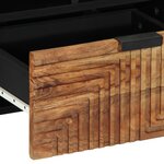 Meuble TV vidaXL 100x33 5x46 cm en Bois Massif d'Acacia