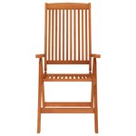 vidaXL Chaises de jardin pliables lot de 6 Bois d'eucalyptus massif