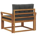 vidaXL Sofa de milieu extérieur Naturel