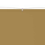 vidaXL Auvent vertical Beige 60x1200 cm Tissu oxford