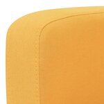 vidaXL Ensemble de canapés 2 Pièces Tissu Jaune