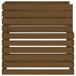 vidaXL Composteur Marron miel 80x80x78 cm Bois massif de pin