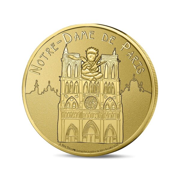 Le Petit Prince Mini-médaille Notre-Dame de Paris