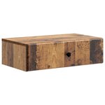 vidaXL Table d'appoint murale Bois ancien 59 x 34 5 x 17 cm
