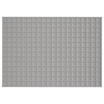 vidaXL Couverture lestée Gris 140x200 cm 10 kg Tissu
