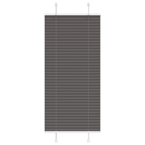 vidaXL Store plissé noir 65x100 cm largeur du tissu 64 4 cm polyester