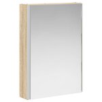 vidaXL Armoire Miroir de Salle de Bain Chêne Sonoma
