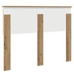 vidaXL Tête de lit Chêne artisanal 120 cm Bois d'ingénierie