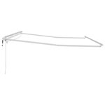 vidaXL Cadre d'auvent Blanc 400 × 300 cm Aluminium