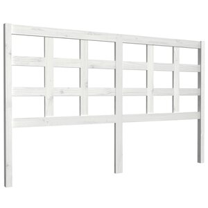 vidaXL Tête de lit blanc 165 5x4x100 cm bois massif de pin
