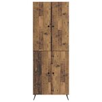 vidaXL Ensemble de Meubles 2 Pièces Bois ancien Bois d'ingénierie