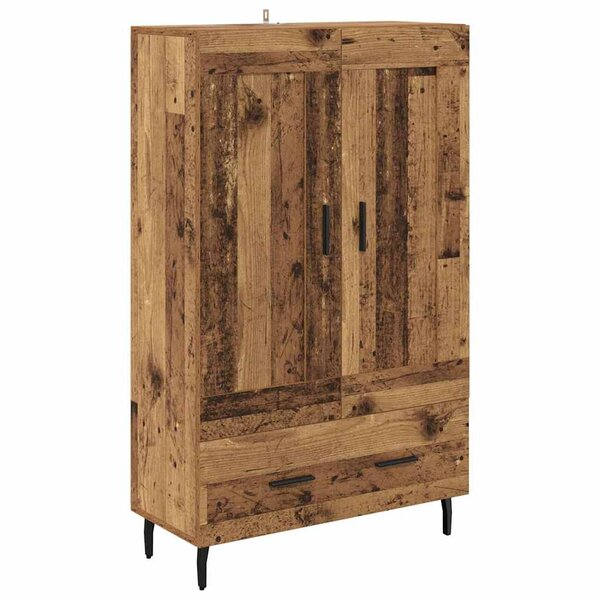 vidaXL Haut Armoire Bois Ancien 69 5 x 31 x 115 cm Bois d'ingénierie