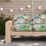 vidaXL Coussin pour assise de palette Multicolore 80 x 80 x 12 cm