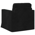 vidaXL Canapé Noir 78 x 78 x 80 cm Velours