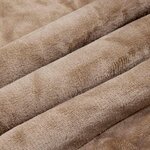 vidaXL Jeté Camel 130 x 150 cm Toison