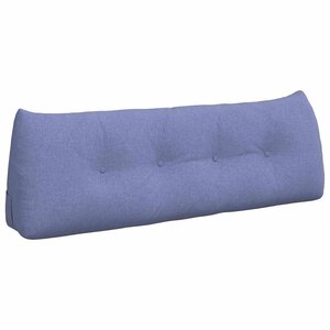 vidaXL Coussin de Dos Bleu denim 140 x 24 x 50 cm tissu