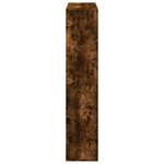 vidaXL Bibliothèque chêne fumé 100x33x156 5 cm bois d'ingénierie