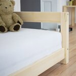 Lit enfant KIDDY 90 x 160 gris et naturel