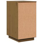vidaXL Armoire de bureau Marron miel 40x50x75 cm Bois massif de pin