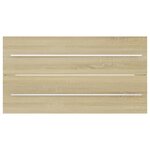 vidaXL Ensemble de meubles de bain 2 Pièces Chêne sonoma Aggloméré