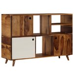vidaXL Buffet 118 x 35 x 70 cm Bois solide de Sesham